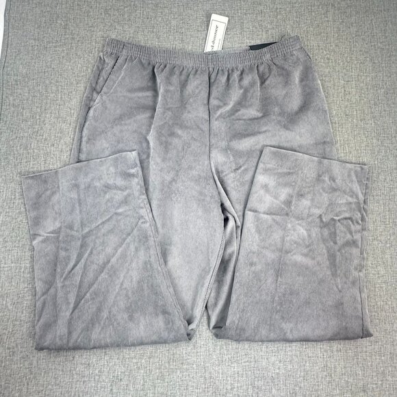alfred Pants - Alfred Dunner Corduroy Pants lightweight Gray Size 18 Proportioned Short Elasti